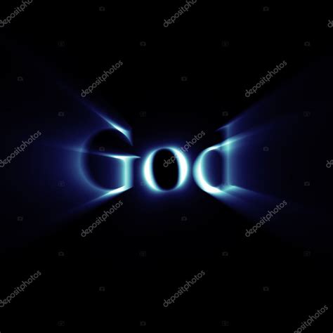 Glowing Word God Stock Photo By ©rukanoga 8432333