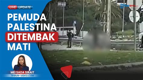 Wanita Tentara Israel Tembak Mati Pemuda Palestina Yang Terbaring Di