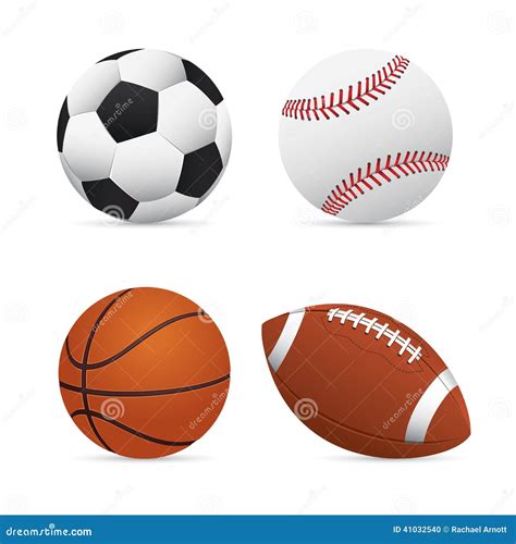 Soccer Football Basketball Baseball Stock Illustrations – 11,840 Soccer
