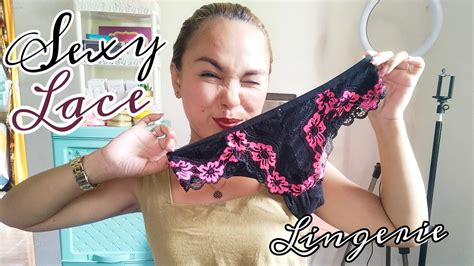Tiny Lingerie Bikini G String Transparent Panty Haul From Shopee Part 4 YouTube