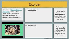 Observation Vs Inference A Learning Adventure Mari Venturino