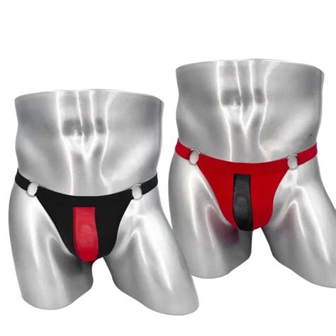 Uomo Rete Pacco Marsupio Perizoma Tanga Bikini Intimo Vita Bassa T Back Tanga Eur Picclick It