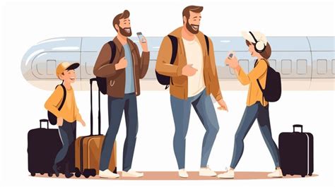 Happy Man Unpacking Headphones From White Suitcase Premium Ai