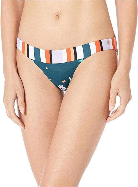 Amazon Maaji Women S Standard Bandana Ruch Reversible Signature Cut Bikini Bottom Swimsuit