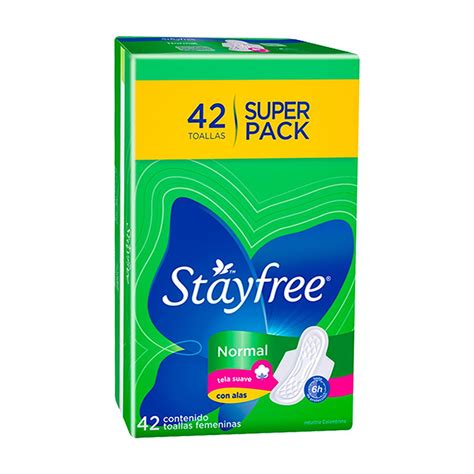 Toalla Stayfree Normal Con Alas 42 Unidades 901066