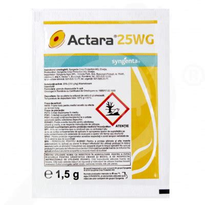 Actara 25 WG 1 5 G Syngenta Insektizid Thiamethoxam Nexles Deutschland