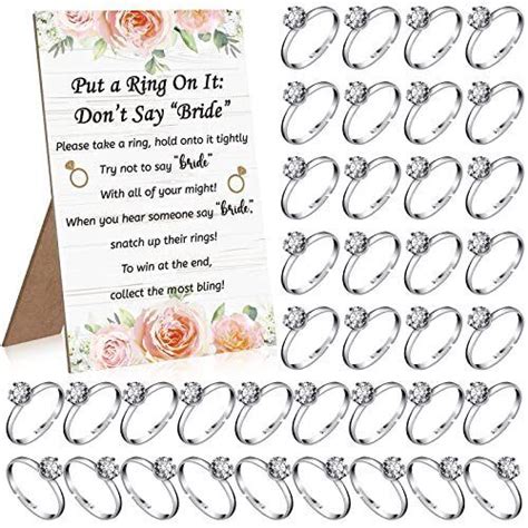 Put A Ring On It Bridal Shower Games With Bridal Shower Rings