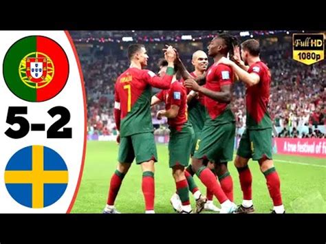 PORTUGAL VS SWEDEN 5 2 Highlight All Goals Fredly Match 2024