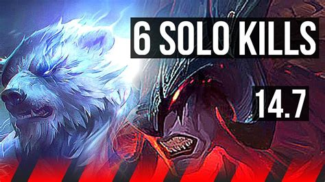 VOLIBEAR Vs AATROX TOP 65 Winrate 6 Solo Kills TR Diamond 14