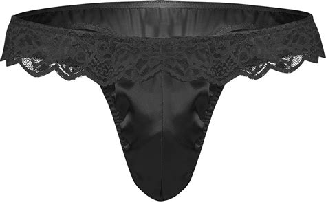 iixpin Herren Spitzen Tanga Pink Slips G Strings Sissy Unterhose Briefs Männer Nachtwäsche Gay