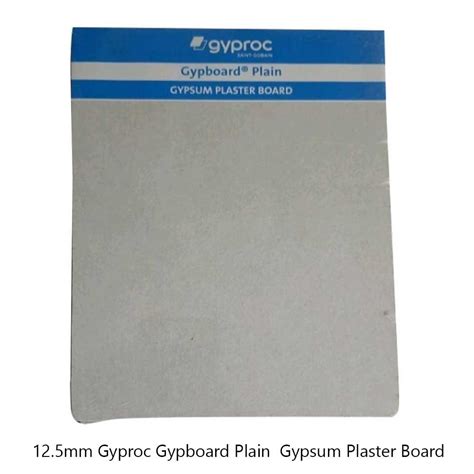 1829 Mm Gray 12 5mm Gyproc Gypboard Plain Gypsum Plaster Board At Best