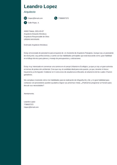 30 Ejemplos De Carta De Presentaci N Profesionales Bilarasa