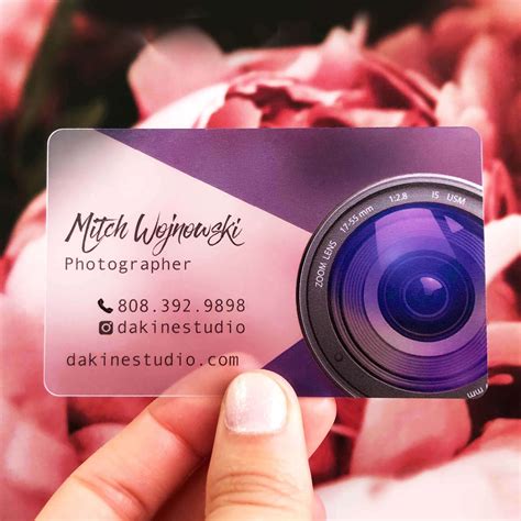 Transparent Business Cards