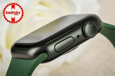 Apple Watch Series 7 GPS, 41mm, Green Aluminium Case with Clover Sport ...