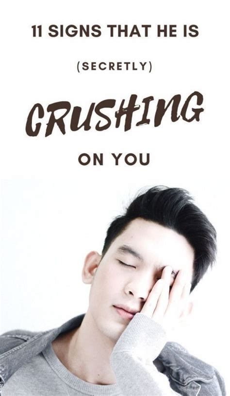 11 Signs That He Secretly Crushing On You A Guy Like You Crush