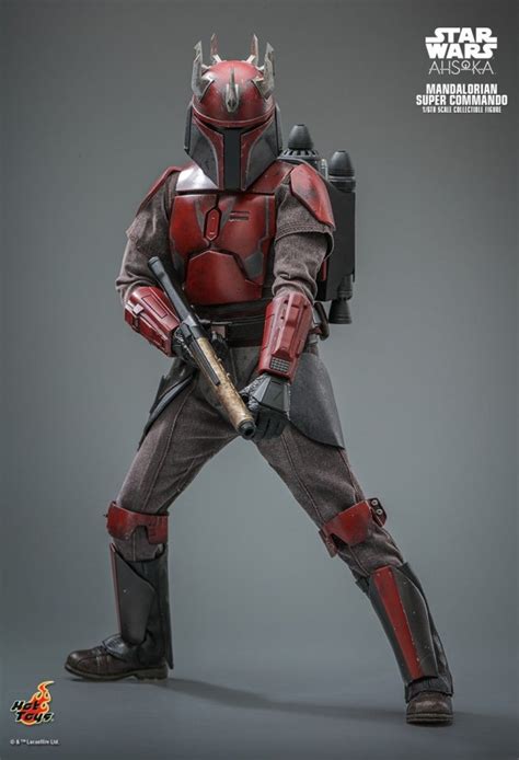 Mandalorian Super Commando Aus Der Tv Serie Star Wars Ahsoka Von Hot Toys Tms