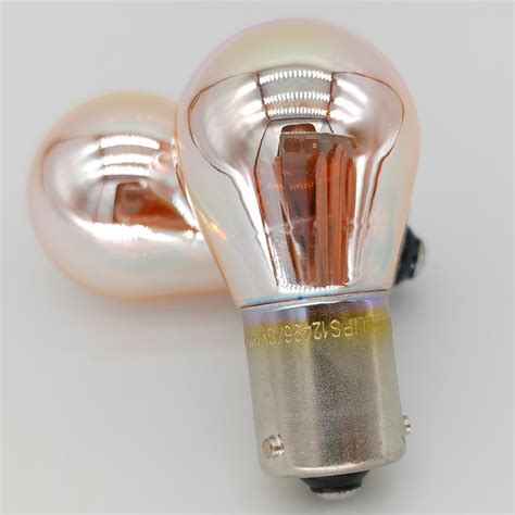 Philips PHILIPS 12496/SV PY21W 12V E2 2F7 หลอดไฟพวงมาลัยสุนัขจิ้งจอก สี ...