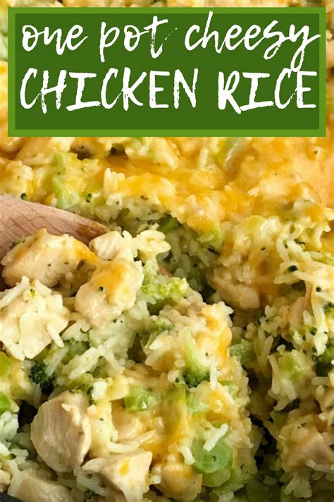 One Pot Cheesy Chicken Broccoli Rice Artofit