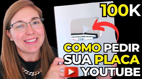 Como Conseguir Sua Placa De Prata Do Youtube Play Button Silver Depois