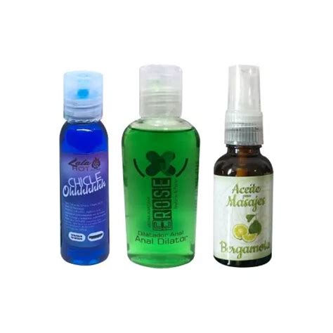 Kit Lubricante Sabor T Rmic Dilatador Anal Aceite Masaje Cuotas Sin Inter S