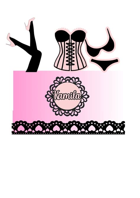 Topo De Bolo Ch De Lingerie Elo Produtos Especiais