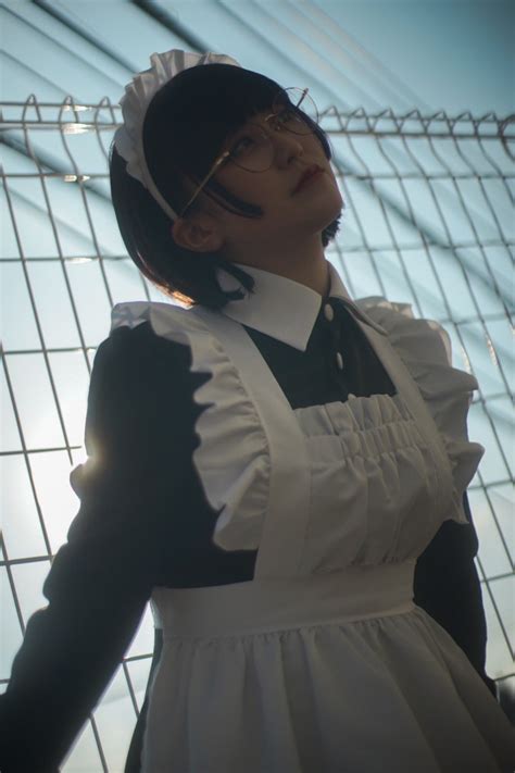 Cosplay Asian Japanese Yukamaru Maid Nude Photo
