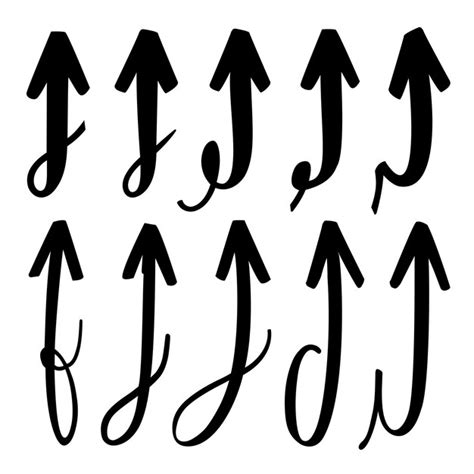 Различные стрелки для презентации и обучения бизнес-плана указатели ...