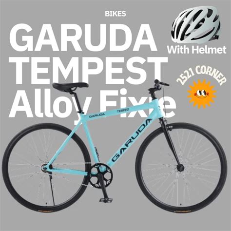 Garuda Fixie Temptest Alloy Frame Fixie Bike 70023c Recreational