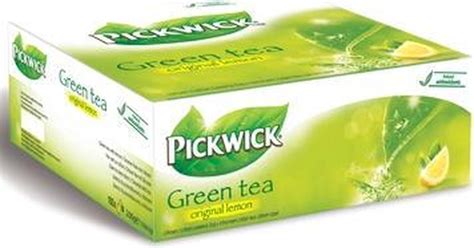 Pickwick Drank Theezakje 2 Gr Groene Thee Lemon Pk 100