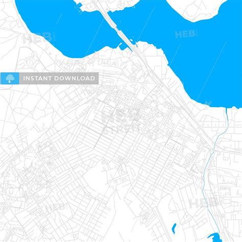 berdsk russia bright toned vector map hebstreits map vector map quality interior design
