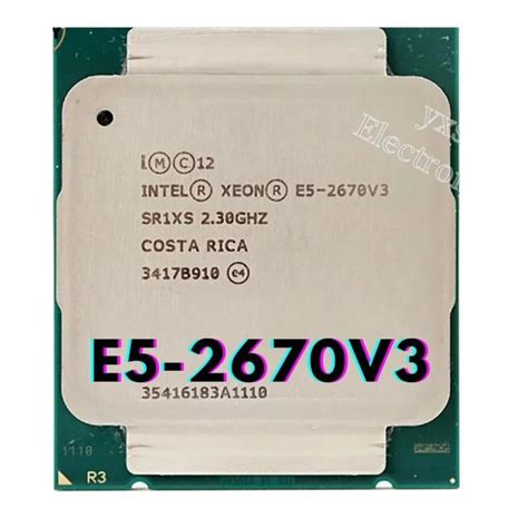 Процессор Intel E5-2670V3 Xeon, OEM (без кулера), 12 яд., 2.3 ГГц ...