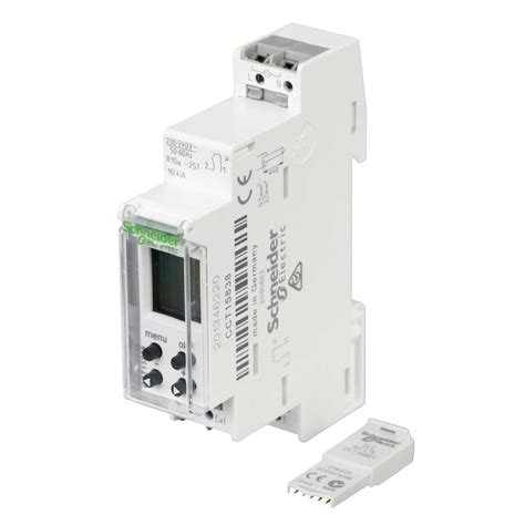 Schneider Acti9 16A 1 Channel Digital Time Switch with Weekly Program