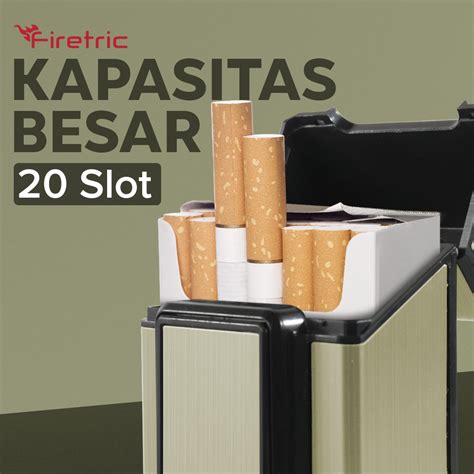 Firetric Focus Kotak Rokok Slot Dengan Korek Elektrik Pyrotechnic