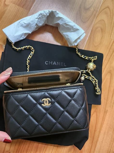 Bnib Chanel Vanity Case Pearl Crush Women S Fashion Bags Wallets