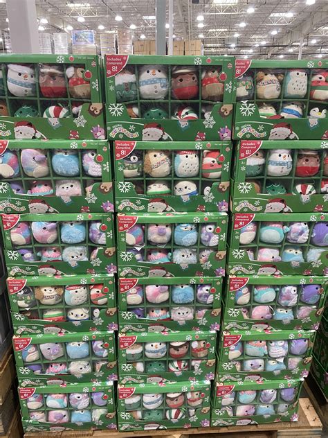 New 8 Pack Squishmallows Ornaments At Costco Three Different Sets R Squishmallow