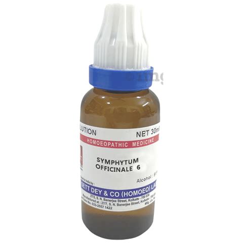 Sett Dey Symphytum Officinale Dilution 6 Buy Bottle Of 30 0 Ml