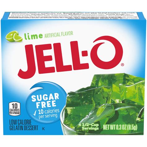 Buy Jell O Lime Sugar Free Gelatin Mix 03 Oz Box Online At