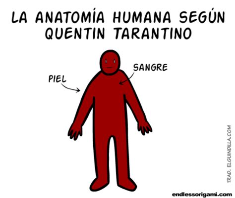 La anatomía humana según Quentin Tarantino Lo más gracioso y nuevo