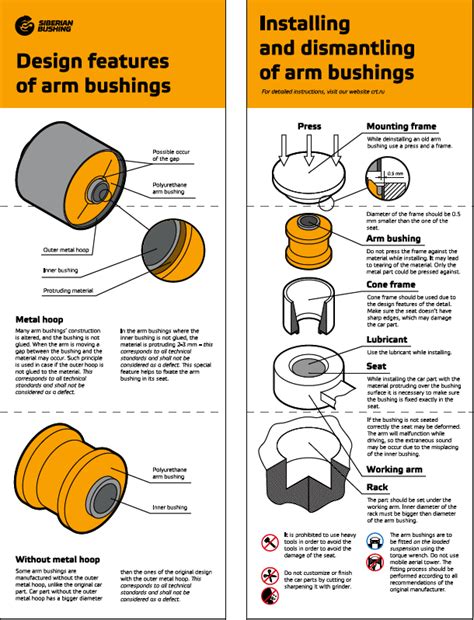 bushings removal  installation siberian bushing