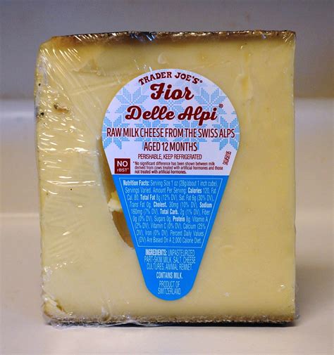 Exploring Trader Joe's: Trader Joe's Fior Delle Alpi Raw Milk Cheese