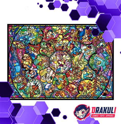 Jigsaw Puzzle Tenyo Art Crystal Disney All Stained Glass D 2000 603