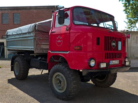 Ifa W50 La Pritschenkipper Mit Ballonreifen Fahrzeugausstellung Ifa