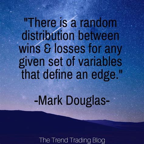 This Is An Important Quote From Mark Douglas When Youre Trading