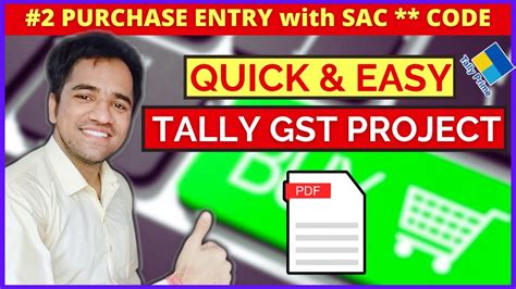 2 Purchase Entry In Tally Prime With GST Tally Prime Full Course In