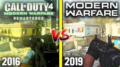 CRASH MAP COMPARISON MW Remastered Vs MODERN WARFARE 2016 VS 2019