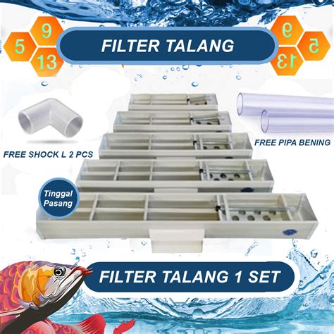 Jual Filter Talang Pipa Bawah Dan Waterfall Untuk Filtrasi Aquarium Dan