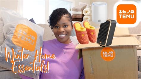 Winter Home Must Haves Essentials Temu Haul Youtube