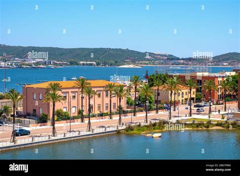 Olbia Sardinia Italy 20190721 Panoramic View Of Olbia Port Area