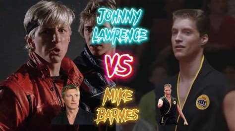 Johnny Lawrence Vs Mike Barnes Cobra Kai YouTube