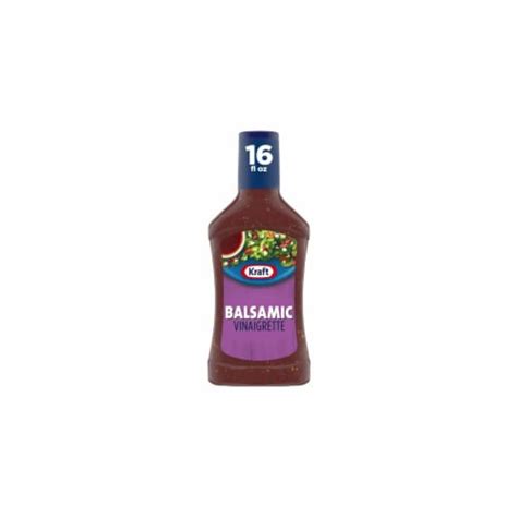 Kraft Balsamic Vinaigrette Dressing 16 Fl Oz Bottle Pack Of 32 32 Pack Kroger